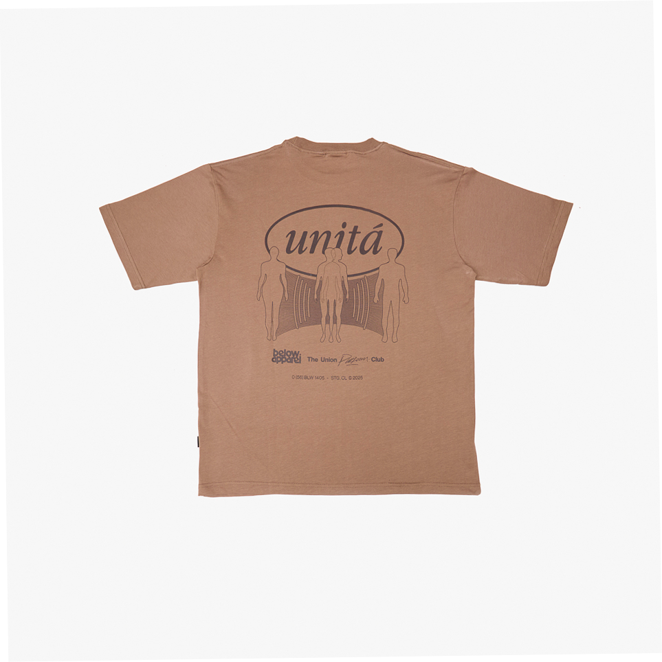 BASIC TSHIRT UNITA COFFE (TAUPE)-0