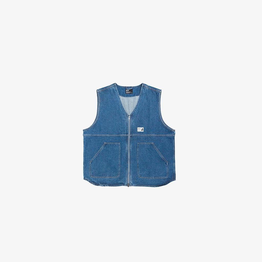 DENIM VEST PEACE BLUE-0