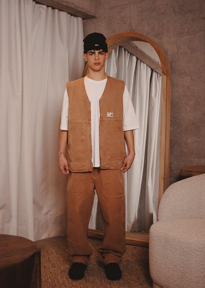 CANVAS VEST BASE TABACO-2