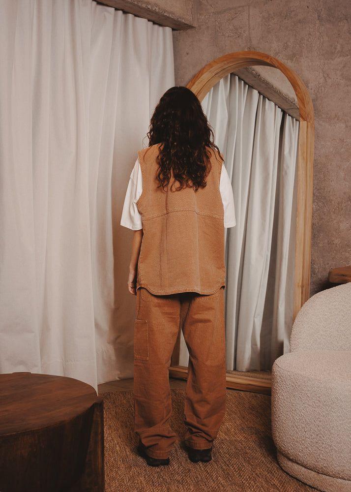 CANVAS VEST BASE TABACO-7