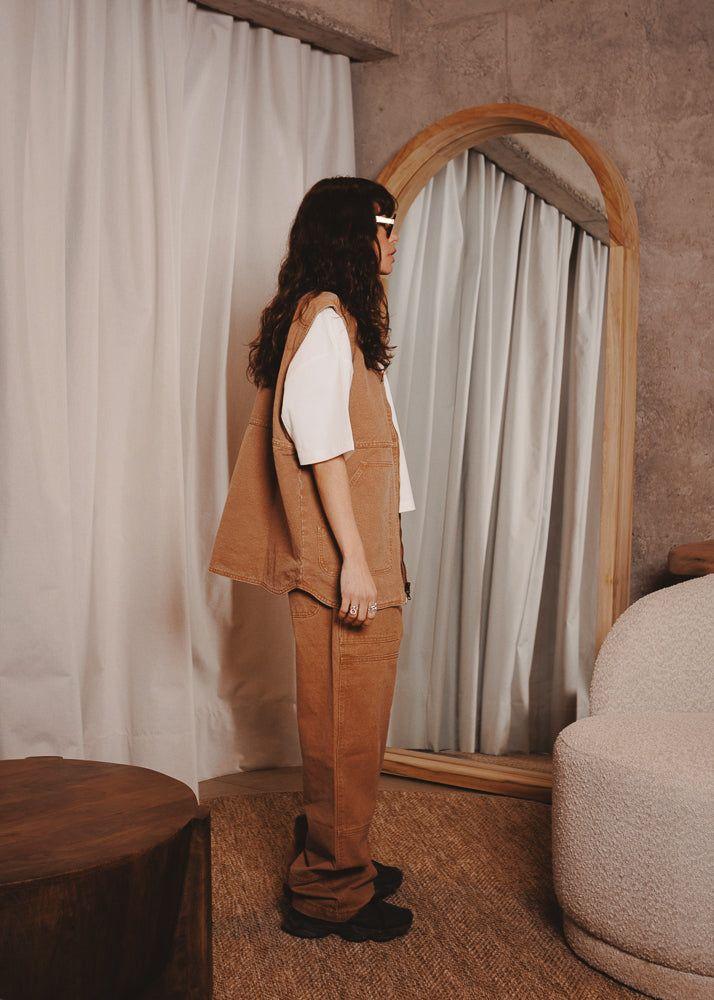 CANVAS VEST BASE TABACO-8