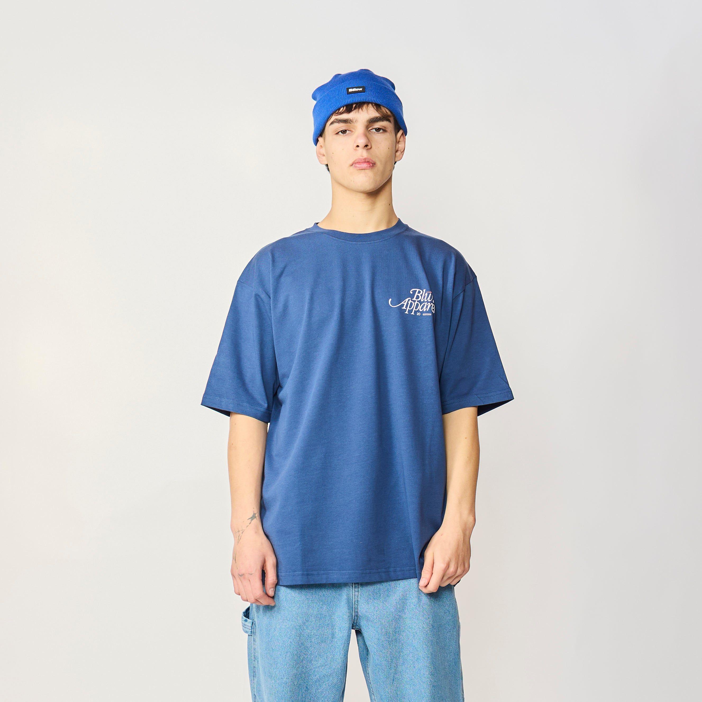 BASIC TSHIRT HYPHEN BLUE-3