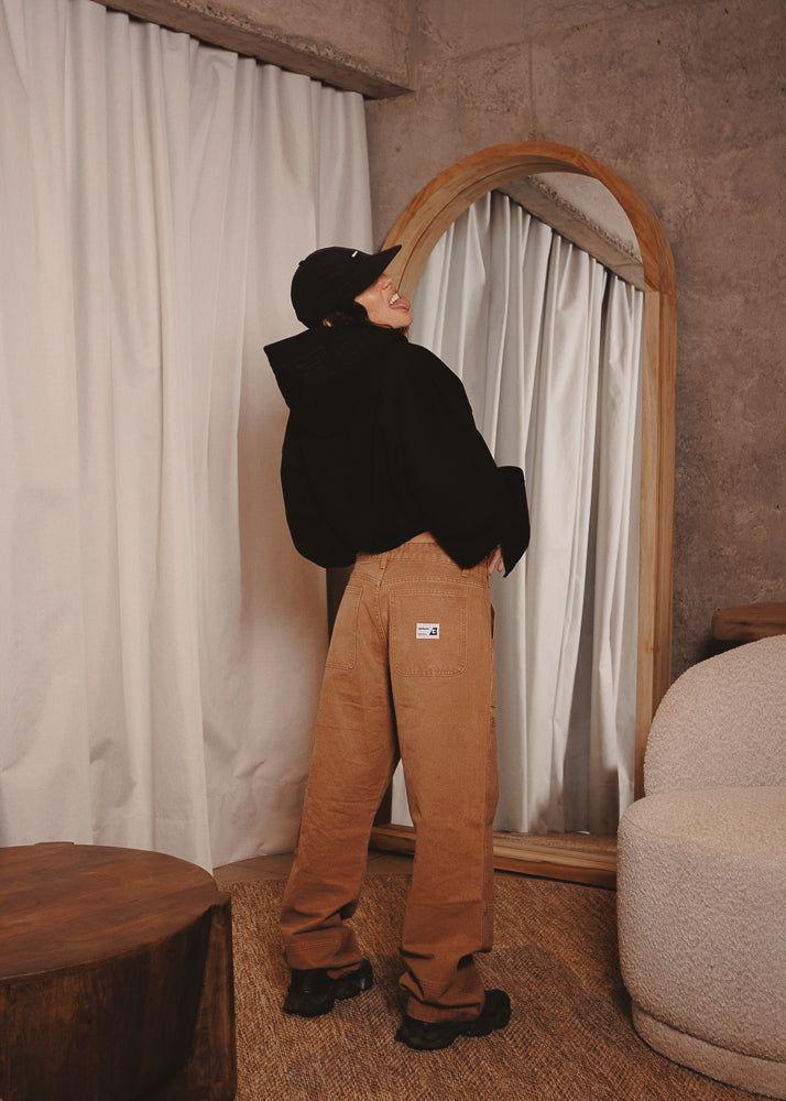 ZIPUP HOODIE THE CAP BLACK-2