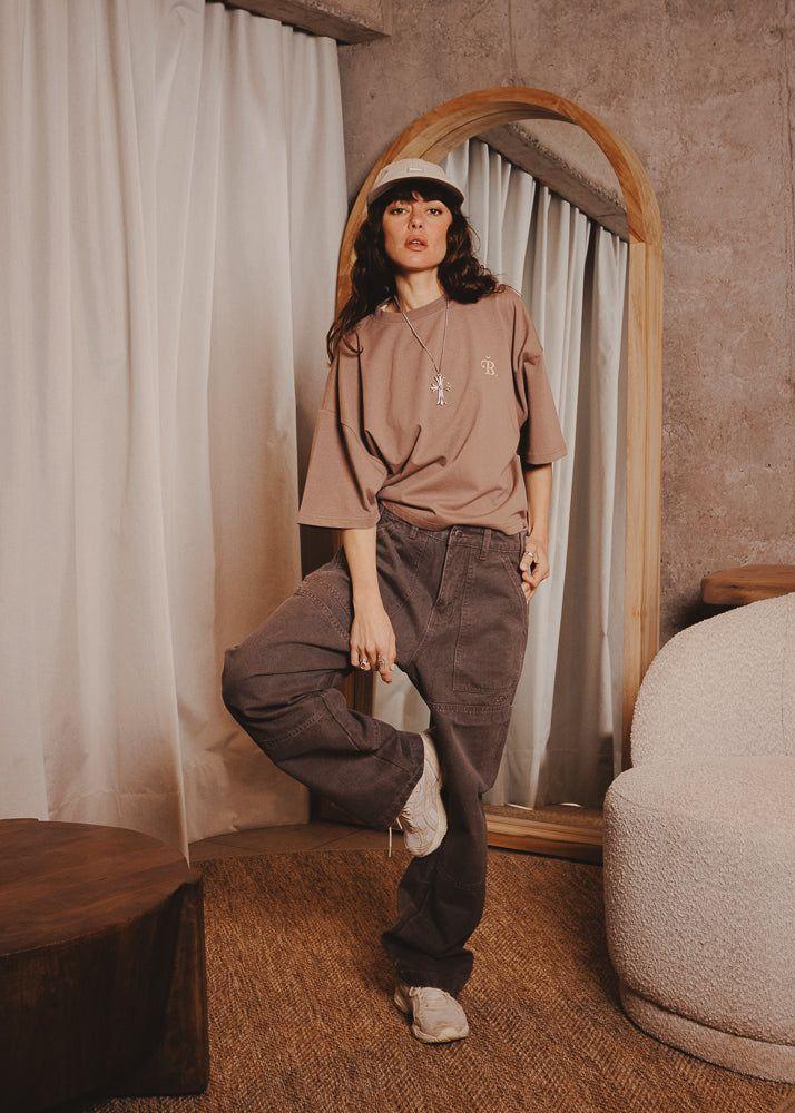 CANVAS PANTS DOUBLE TAUPE-3