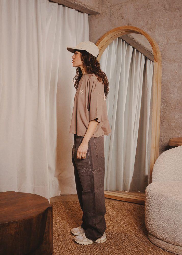 CANVAS PANTS DOUBLE TAUPE-4