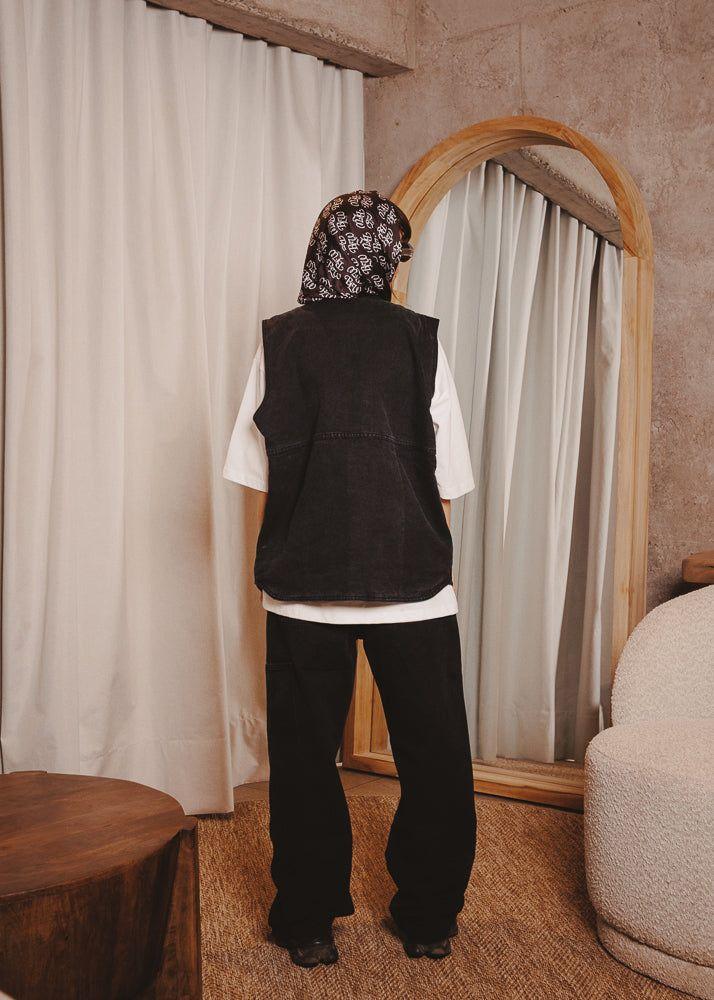 CANVAS VEST BASE BLACK-8