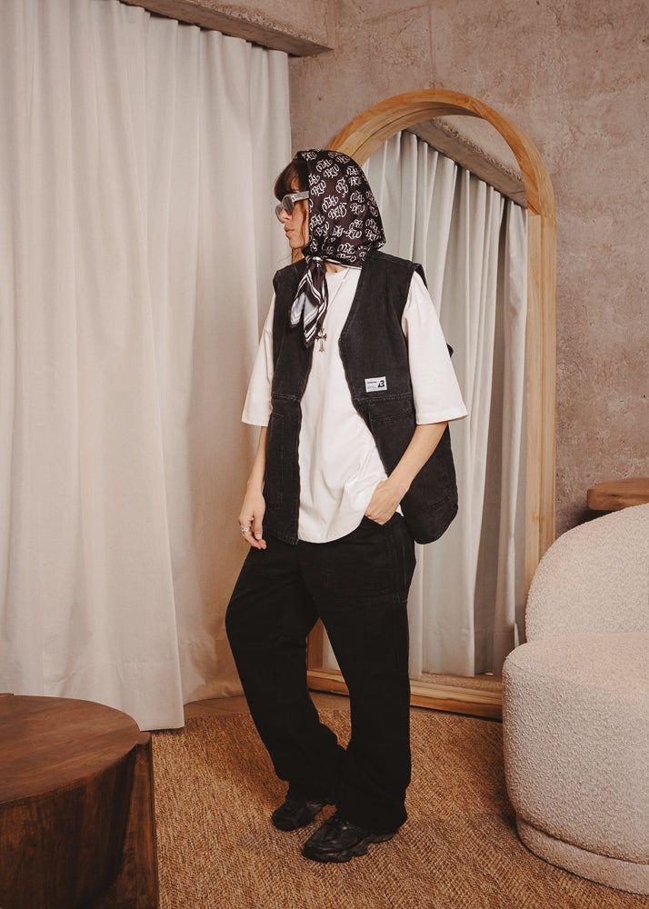 CANVAS VEST BASE BLACK-9