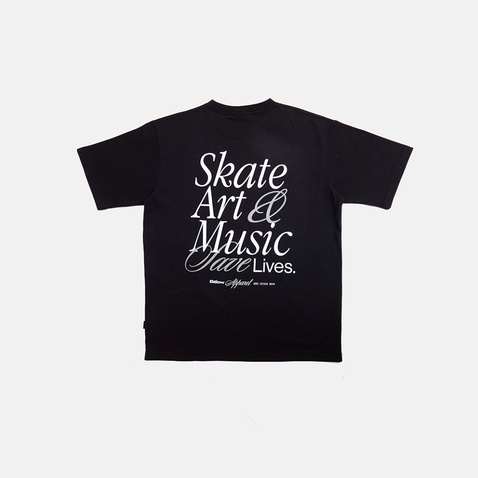 BASIC TSHIRT SAM BLACK-3