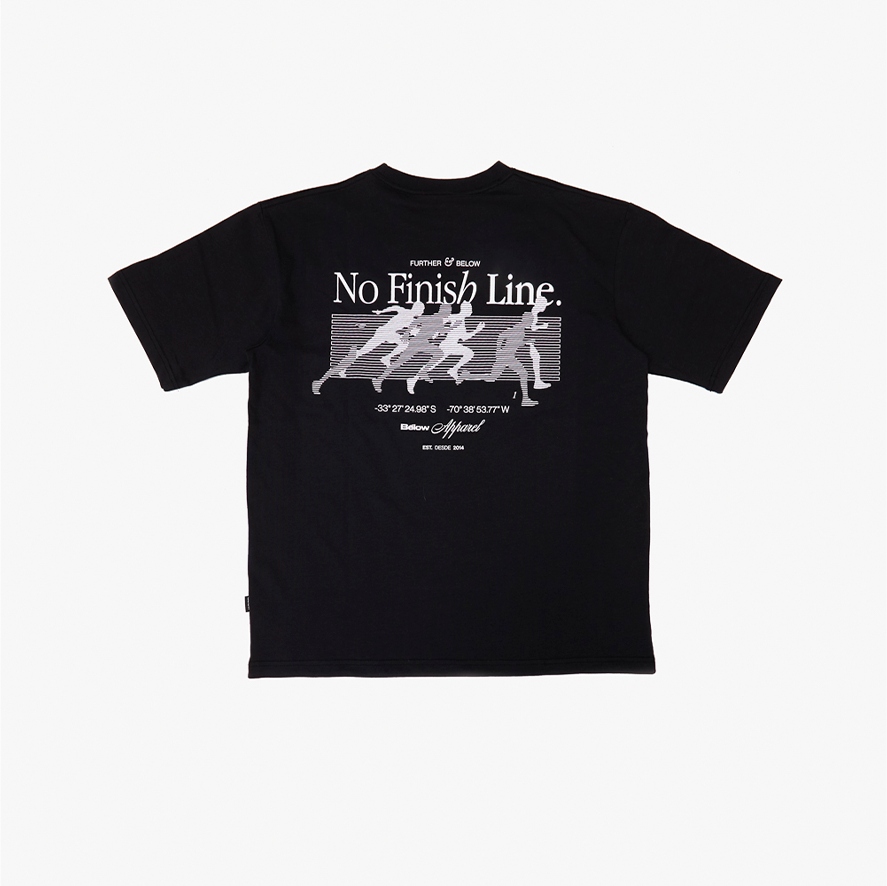 BASIC TSHIRT NO FINISH LINE BLACK-0