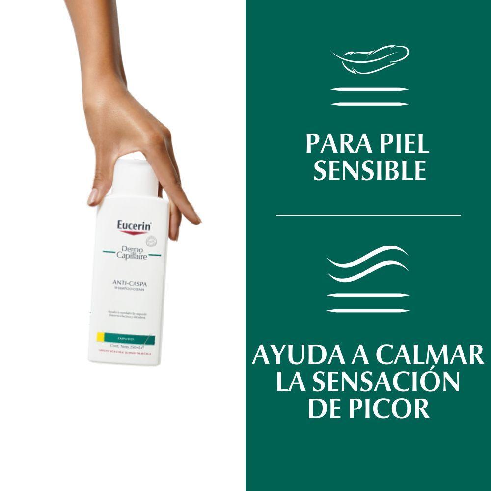 Pack2 Shampoo Eucerin Dermocapillaire  Anticaspa Crema 250ml-5