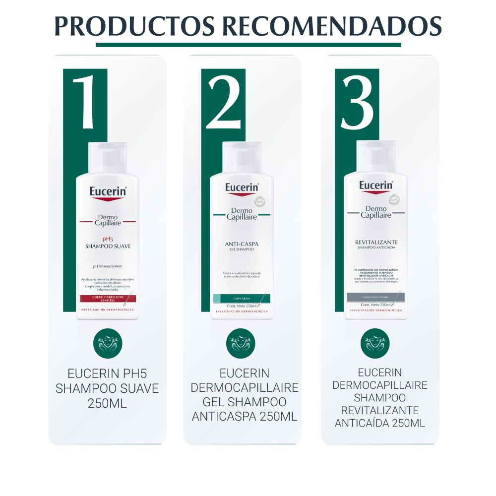 Eucerin 2 Shampoo Dermocapillaire Anticaspa Crema 250ml-6