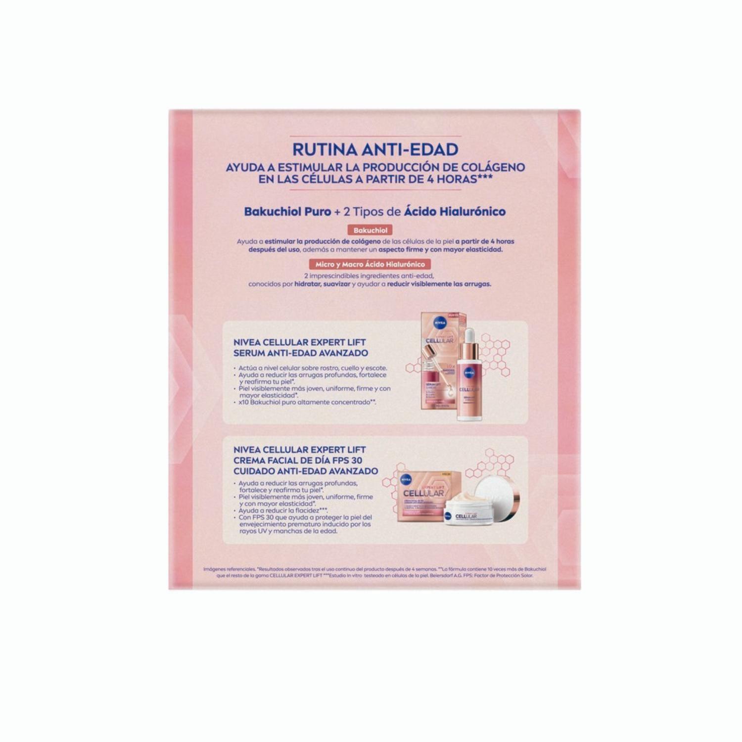 NIVEA Pack Rutina Cellular Expert Lift Crema Día+Serum-3