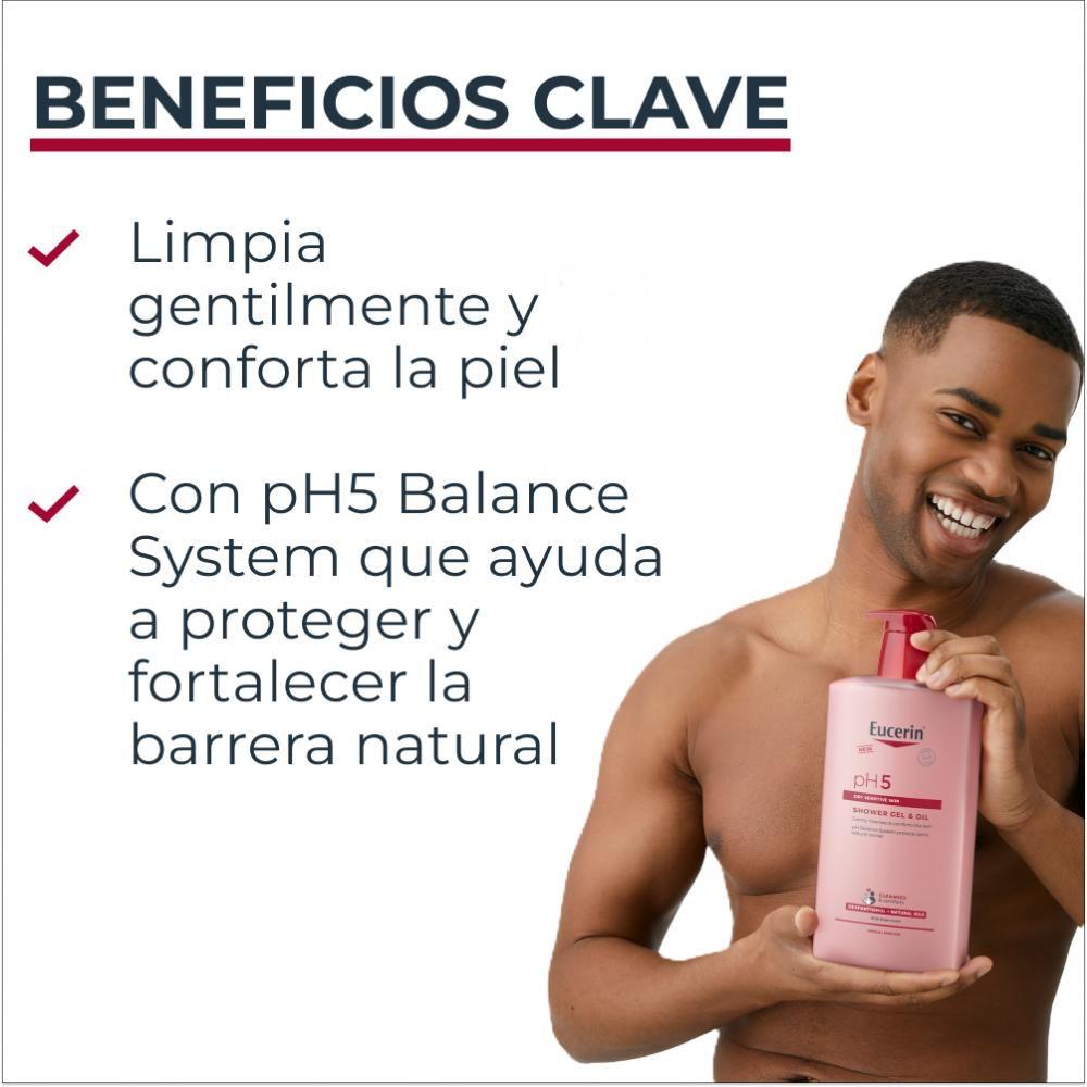 EUCERIN Aceite & Gel de Ducha Corporal ph5 400ml-3