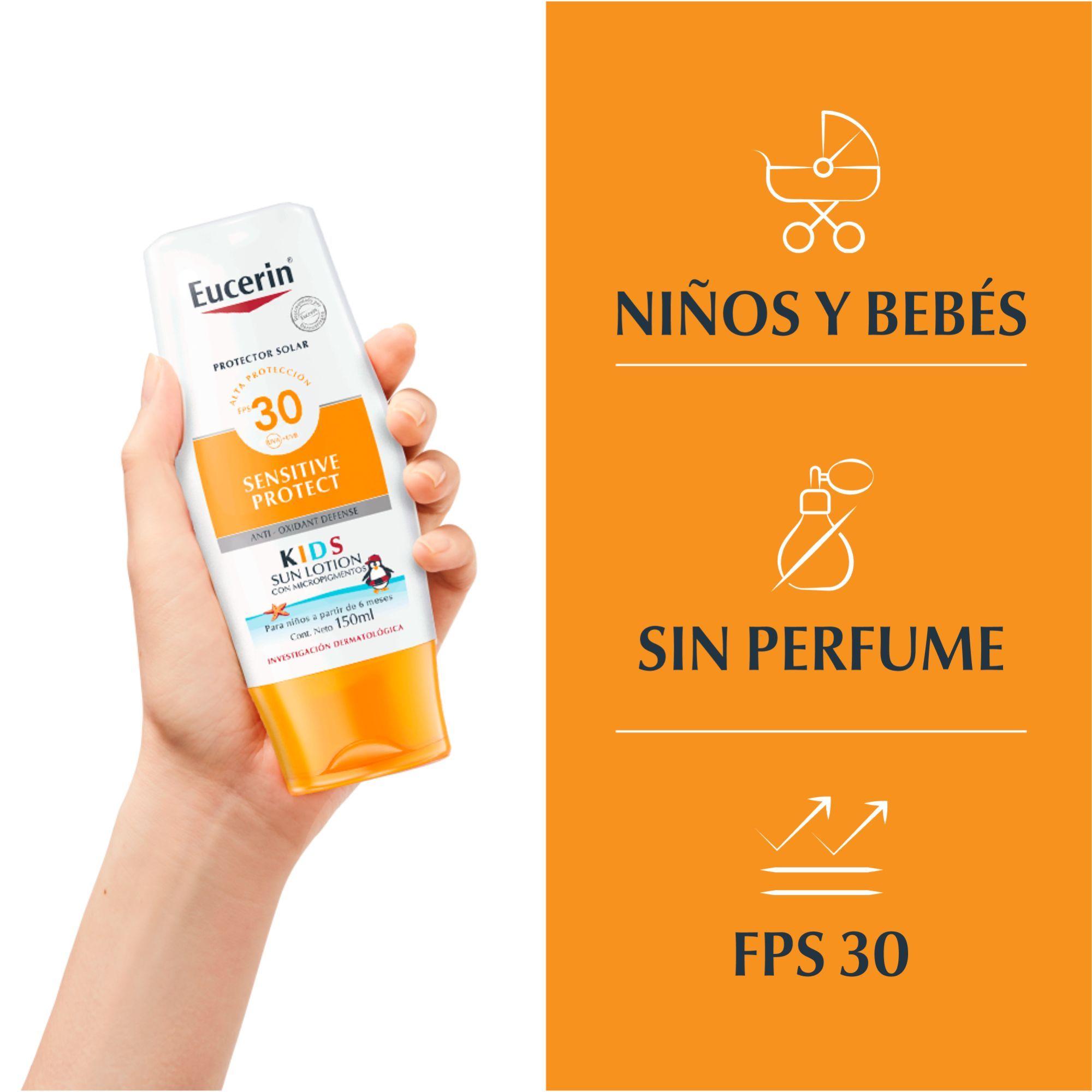 Protector Solar Eucerin Kids con Micropigmentos FPS30 150ml-5