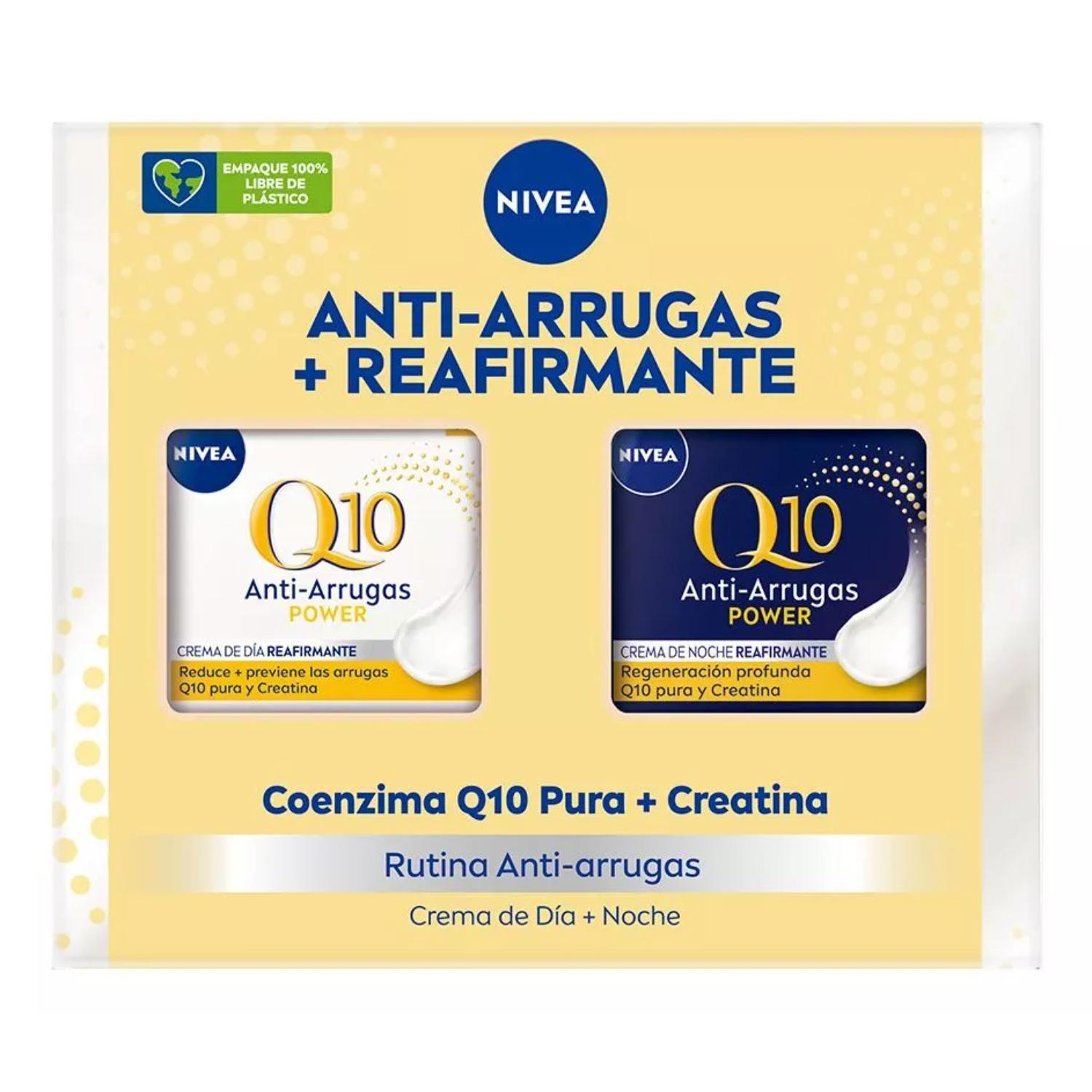 NIVEA Pack Rutina Crema Facial Q10 Día 50 ml + Noche 50 ml-0
