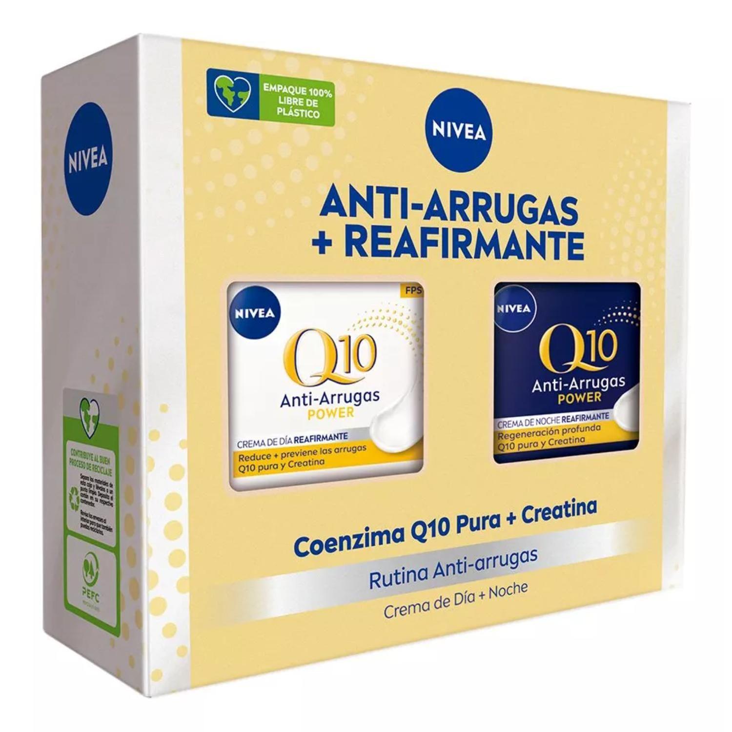 NIVEA Pack Rutina Crema Facial Q10 Día 50 ml + Noche 50 ml-1