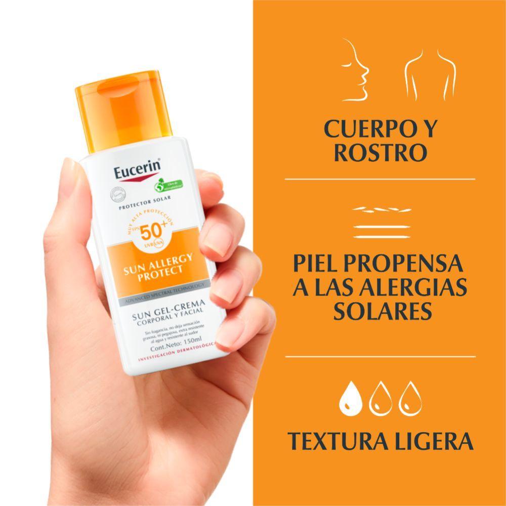 Protector Solar Eucerin Crema Alergias Solares FPS50 150ml-3