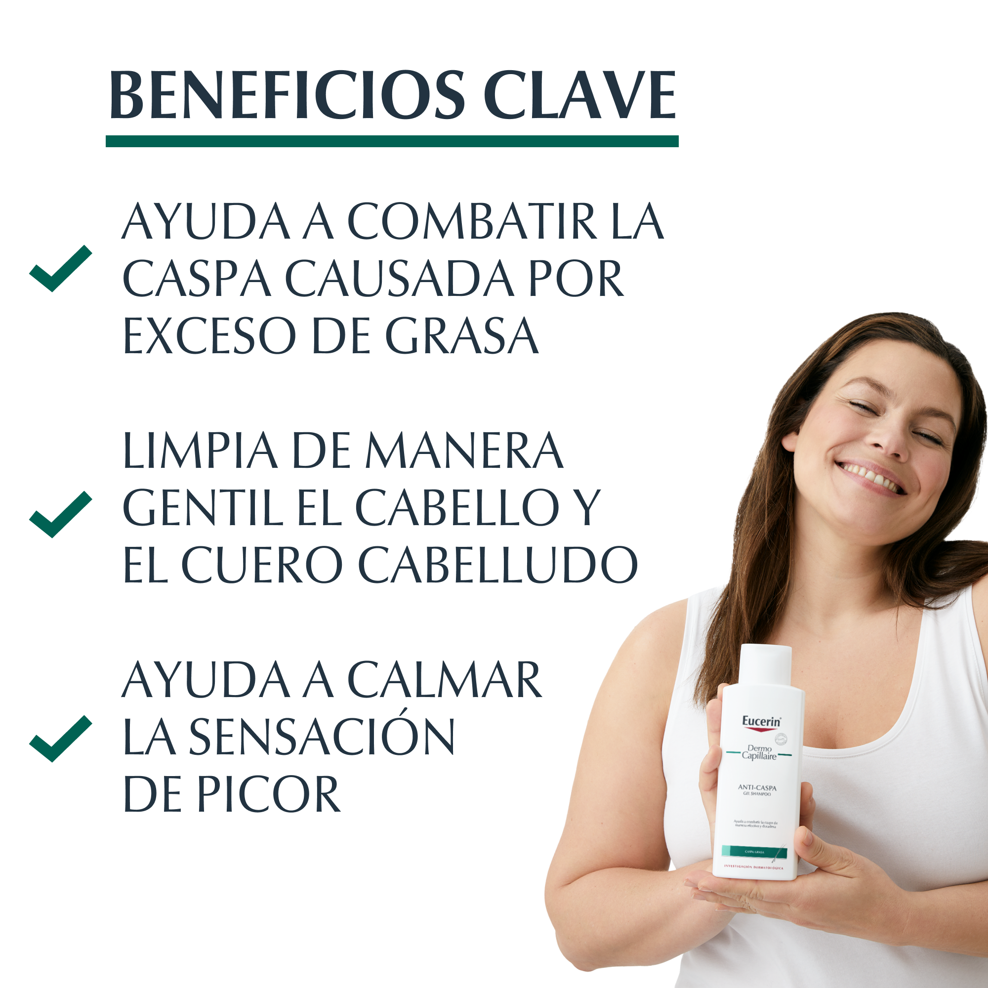 Eucerin Dermocapillaire Shampoo Anticaspa Gel 250ml-2