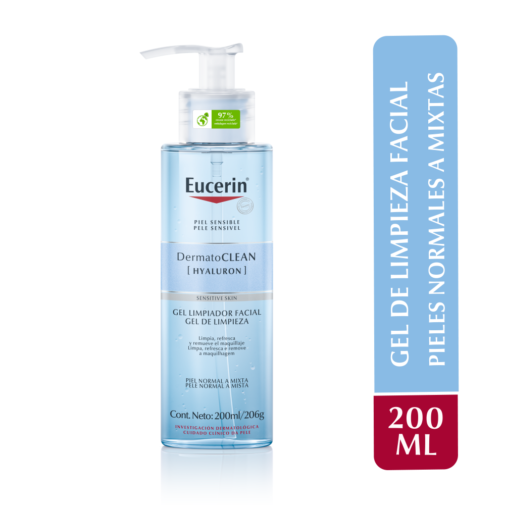 Eucerin DermatoCLEAN Gel Limpiador Facial 200ml-0