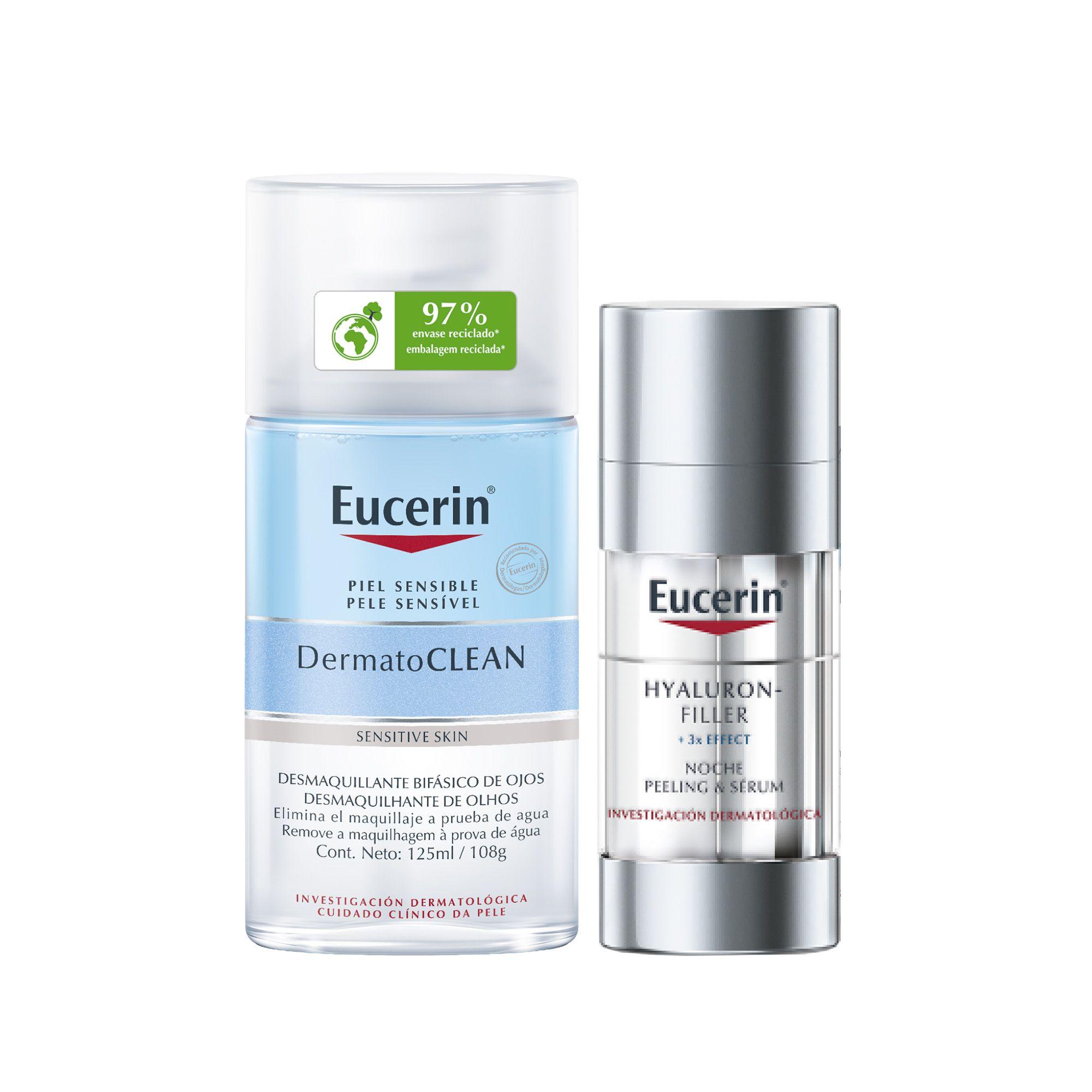 Eucerin Desmaquillante Ojos + Sérum Hyaluron-Filler Noche-0