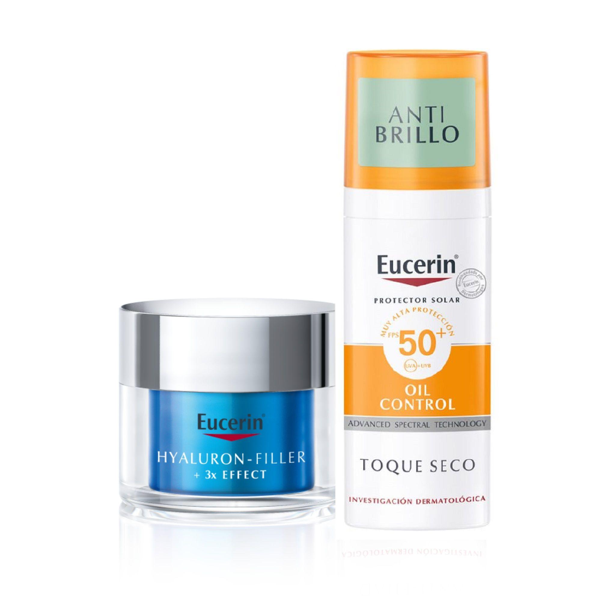 EUCERIN Pack Rutina Crema Facial Dia Gel+ProtectorSolarFPS50-0