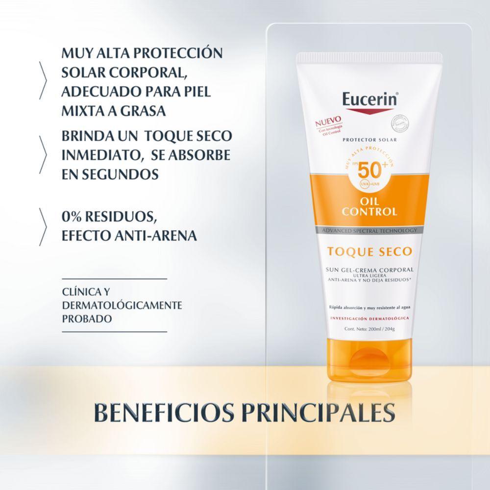 Protector Solar Corporal Eucerin Oil Control FPS50 200ml-5