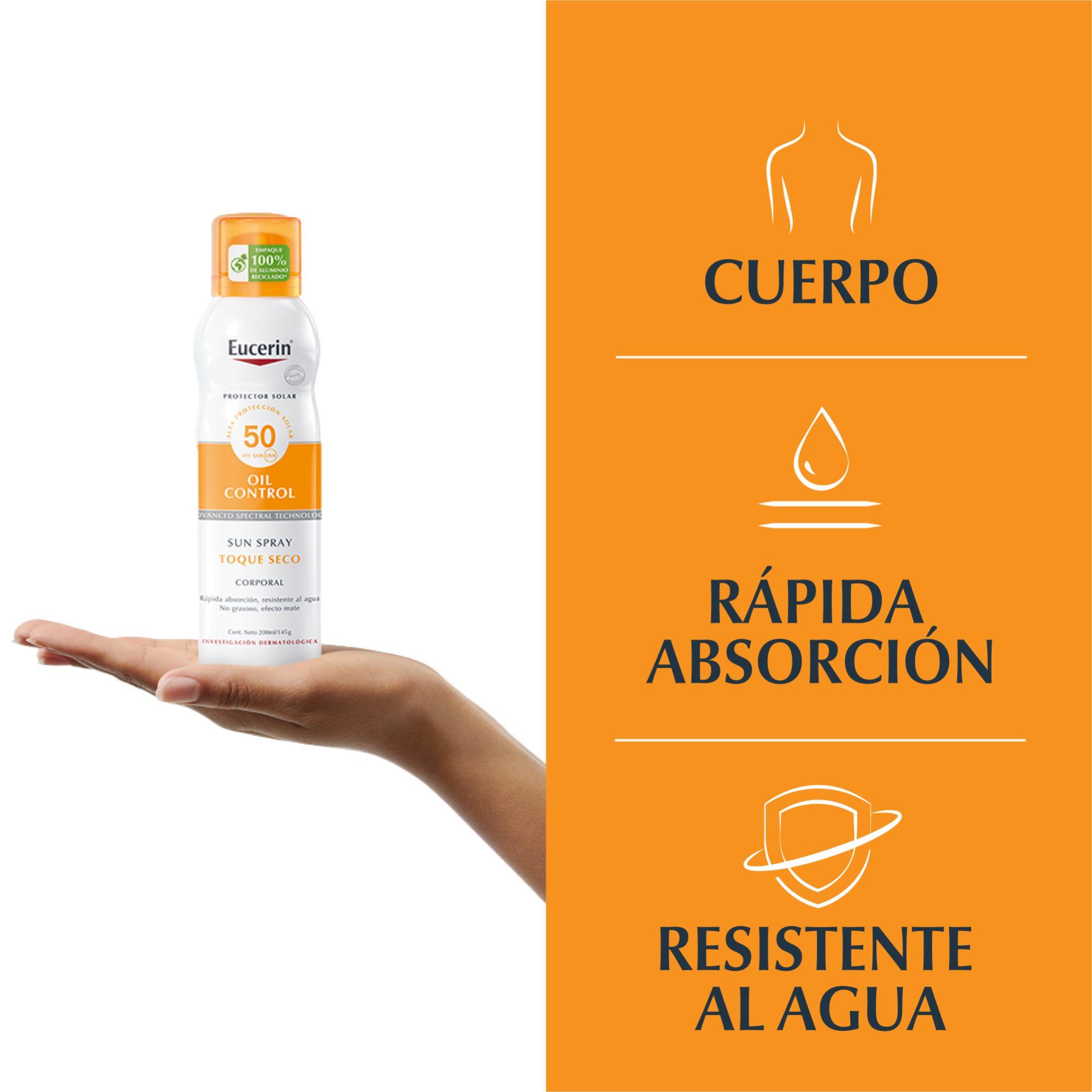 Eucerin Protector Solar Spray Transparente Seco FPS50+ 200ml-3