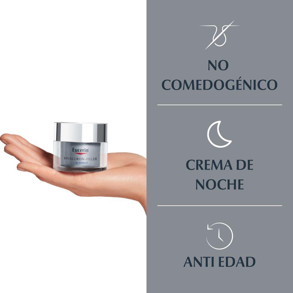 Crema Facial Antiarrugas Eucerin Hyaluron-Filler Noche 50ml-4