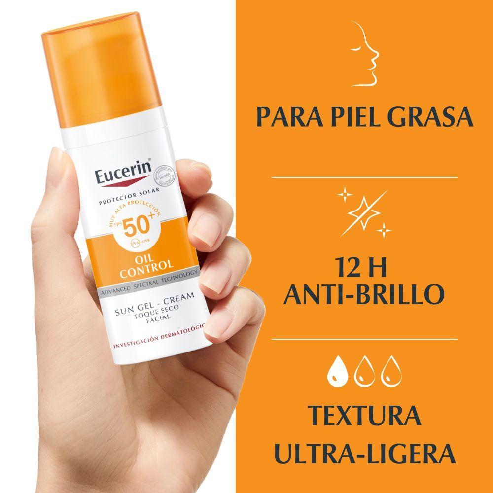 Eucerin Protector Solar Facial Oil Control FPS50+ 50ml-3