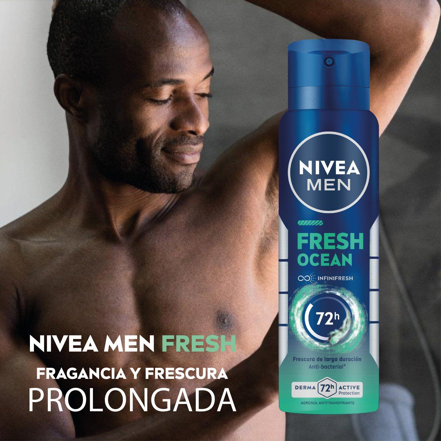 NIVEA MEN Antitranspirante Fresh Ocean Spray 150ml-4