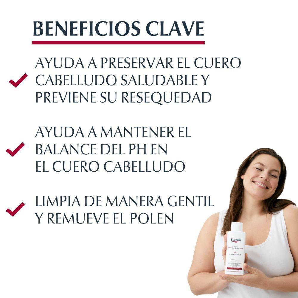 Pack 2 Shampoo Eucerin Dermocapillaire Ph5 250ml-3