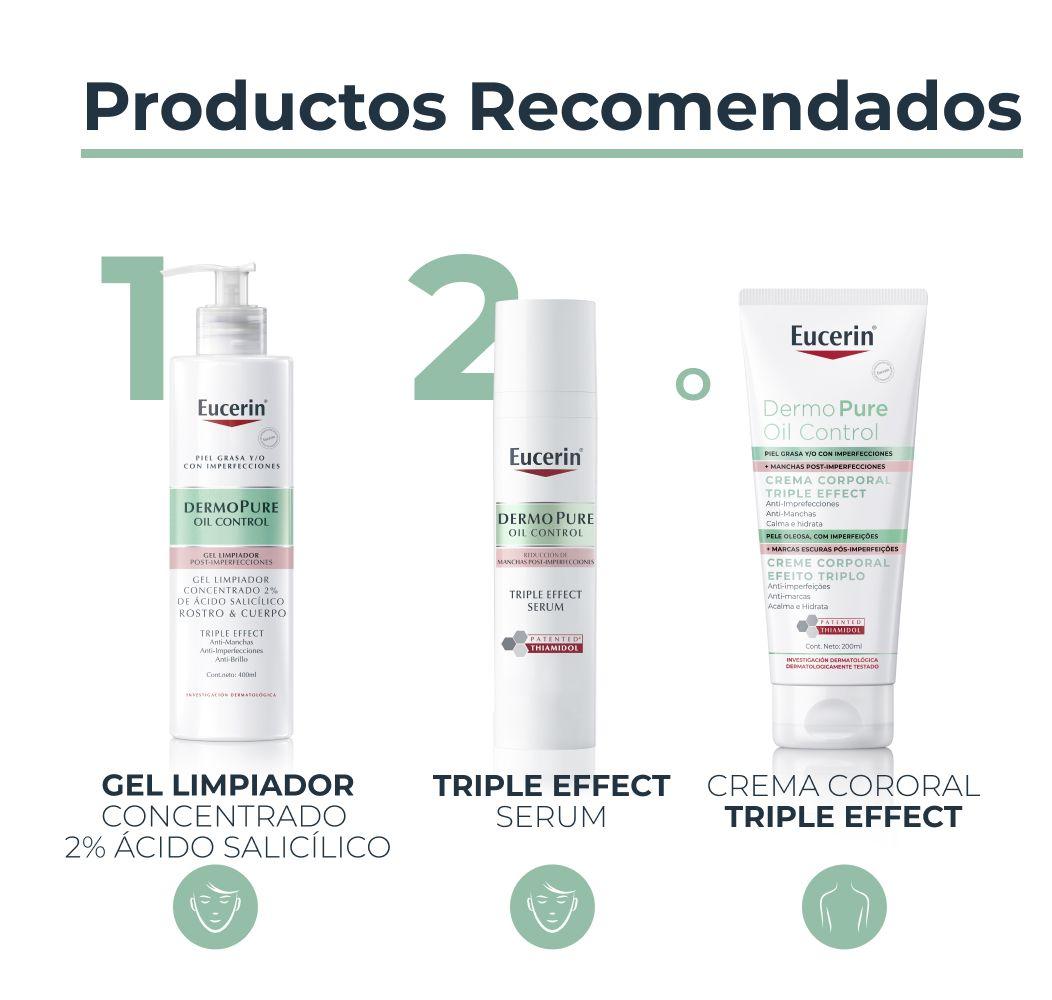 EUCERIN Dermopure Triple Effect Gel Limpiador 400 ml-4