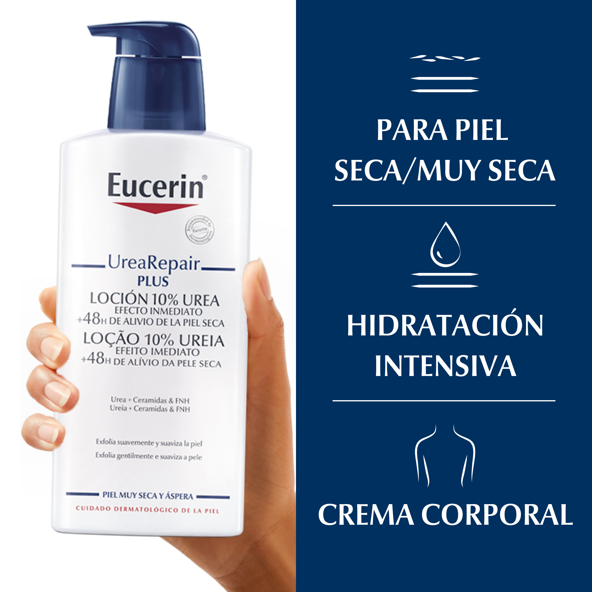 EUCERIN Urea Repair 10% Urea Loción Corporal Intensiva 400ml-3