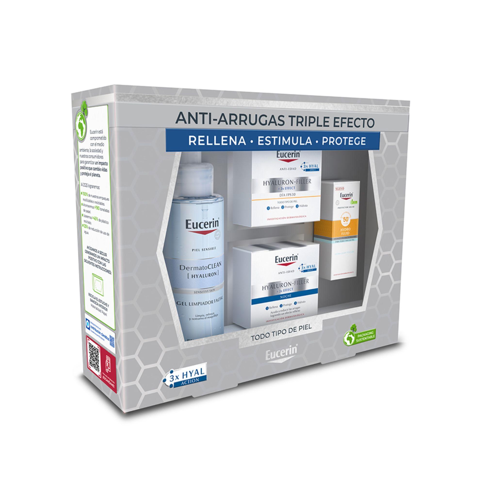 Eucerin Rutina Piel Madura Limpiador+Día+Noche+Protector-4