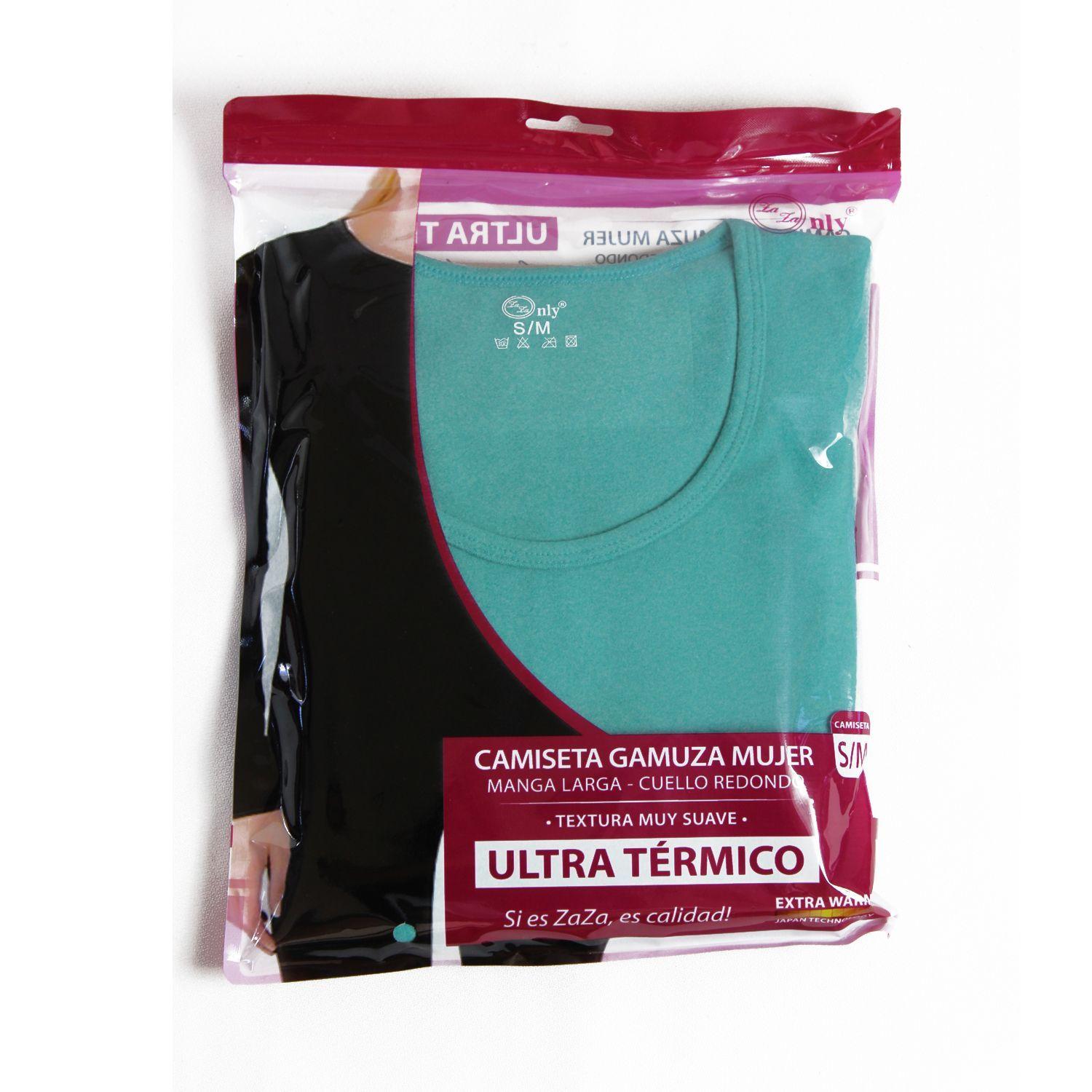 Camiseta Gamuza Mujer Ultratermica Gamuza-1