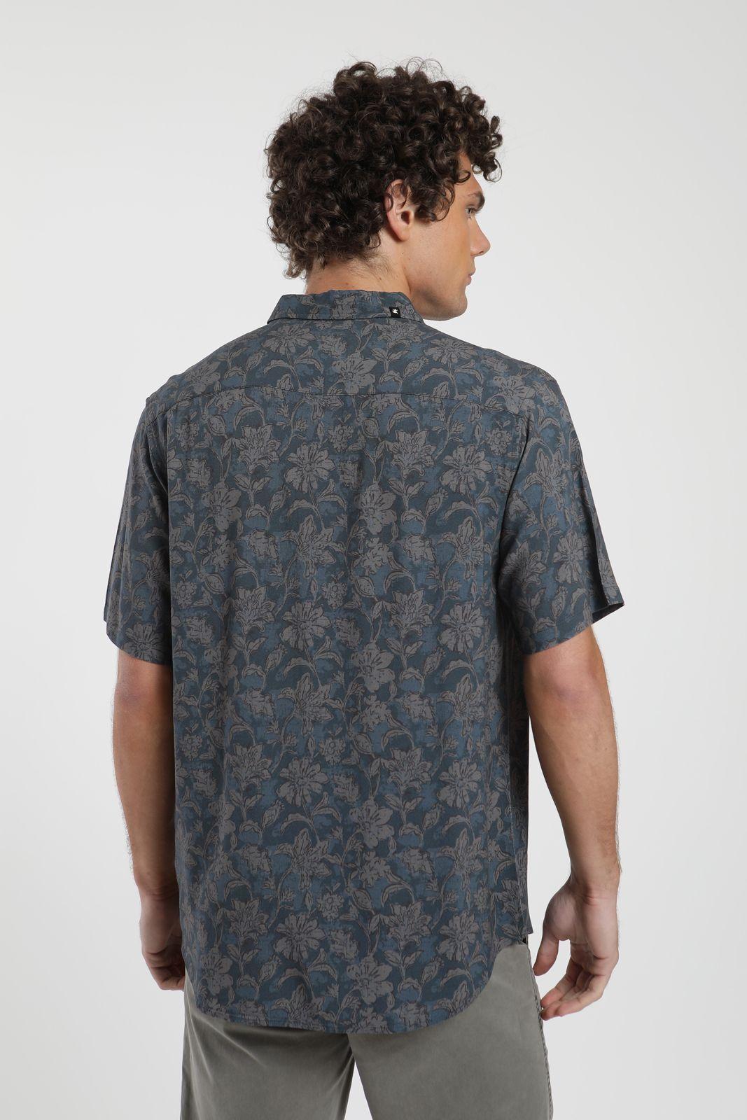 Camisa  Tropical Hombre -Algodón Organico-3