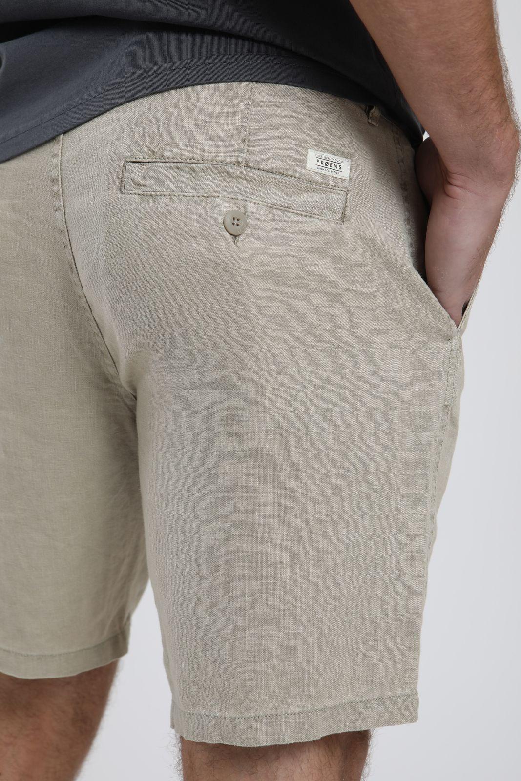 Short hombre Ellis beige Lino Froens-2