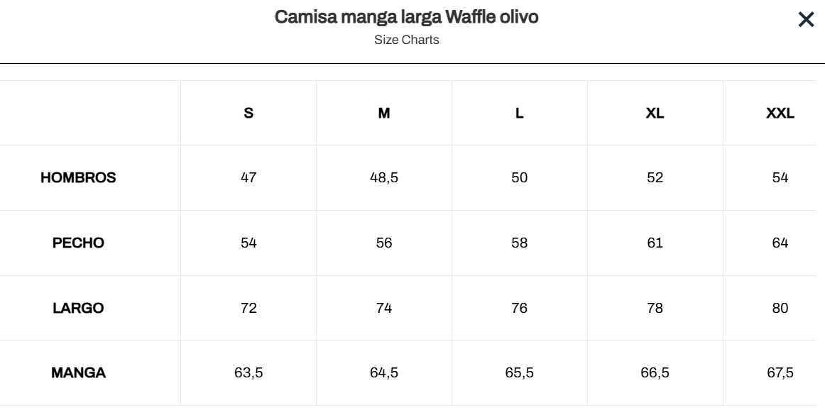 Camisa manga larga Waffle Froens-4