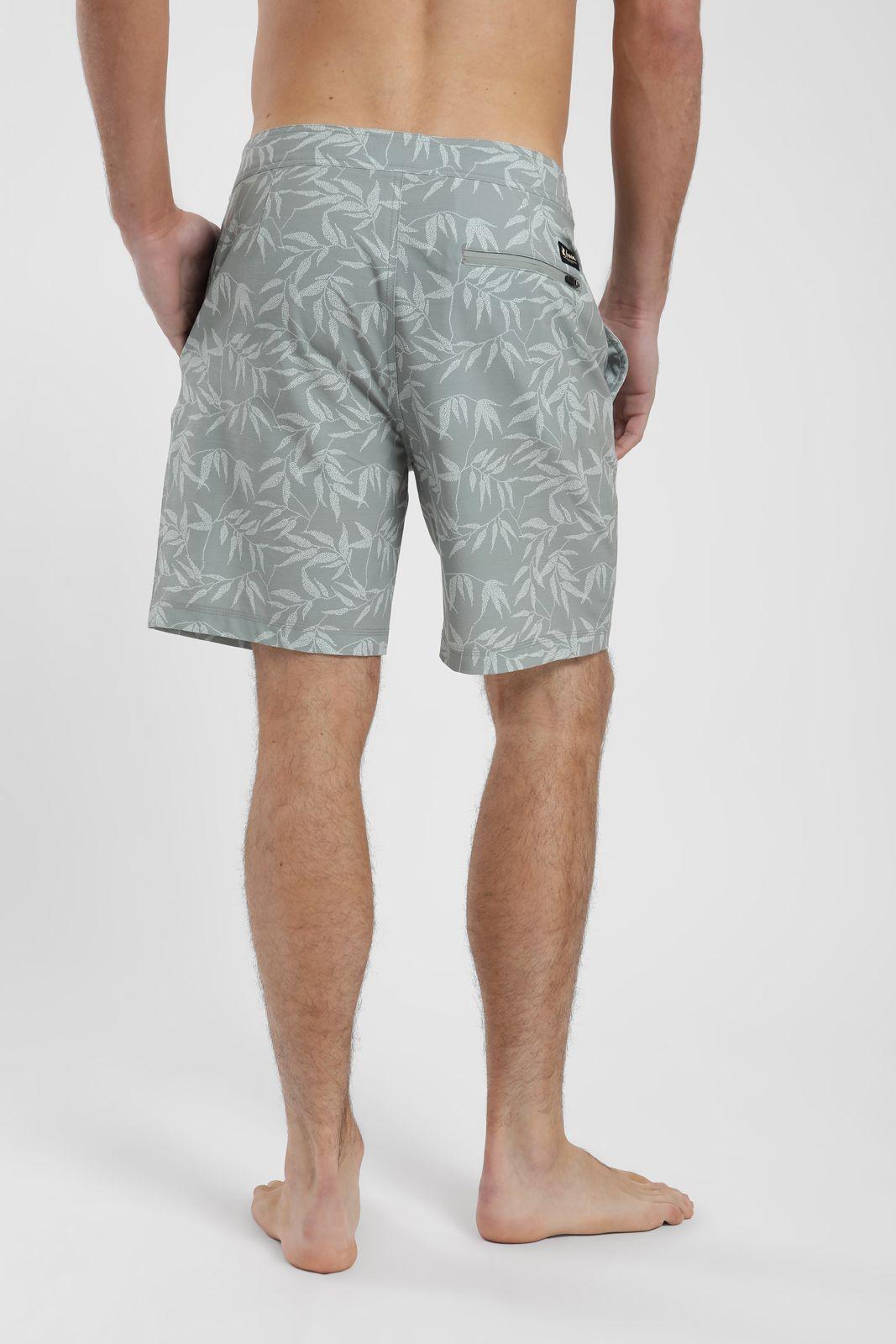 Traje de Baño hombre Surf Hojas verde Poliéster Reciclado Froens-2