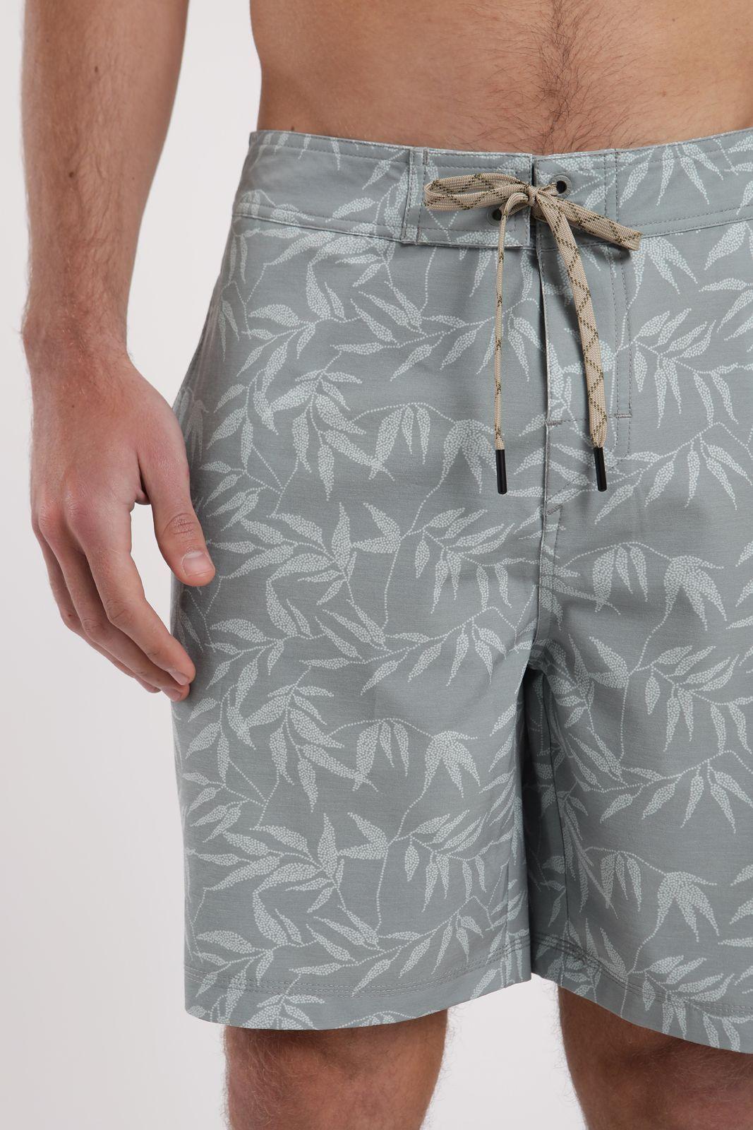 Traje de Baño hombre Surf Hojas verde Poliéster Reciclado Froens-4