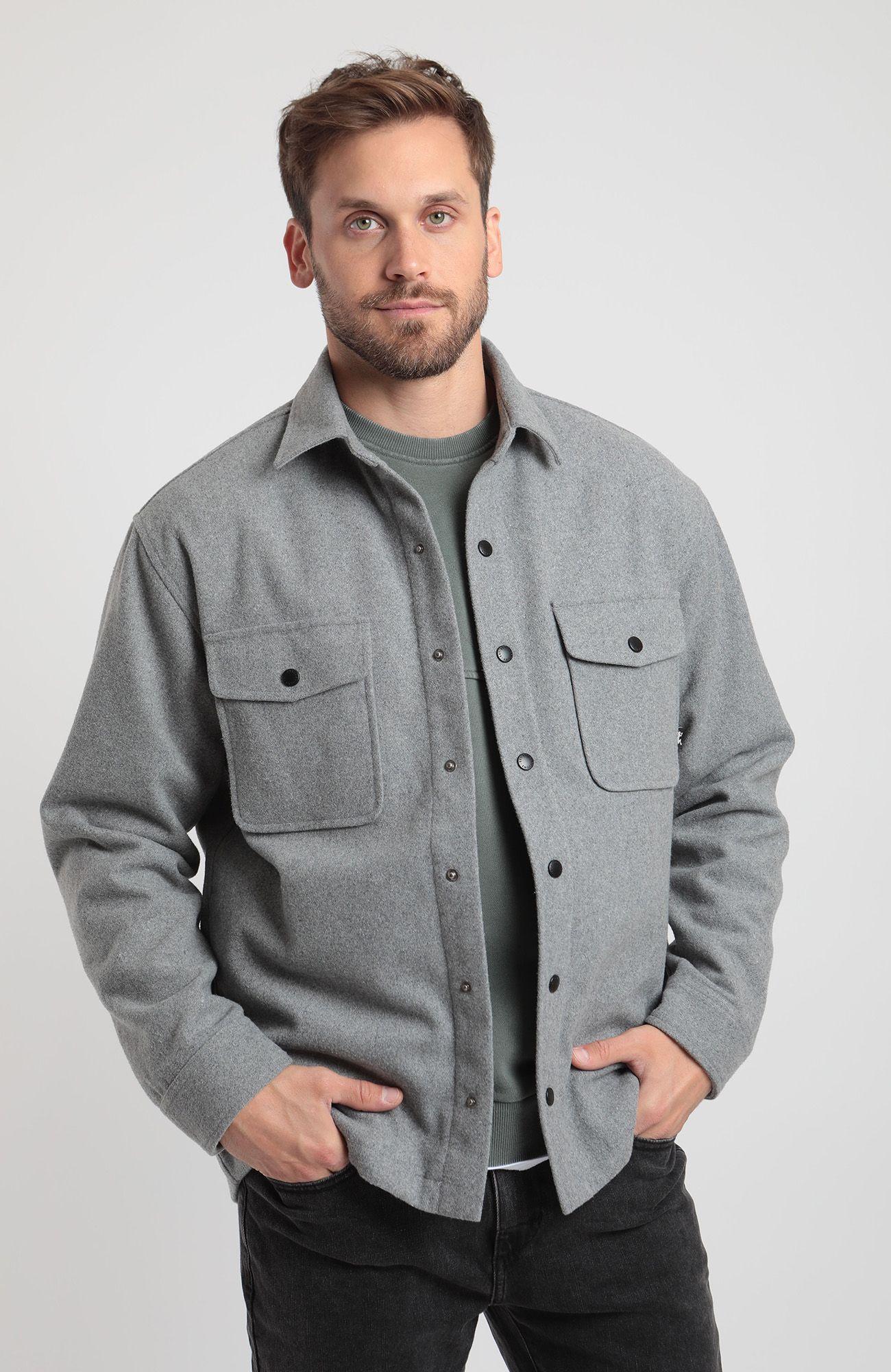 Chaqueta hombre Austral gris melange -0