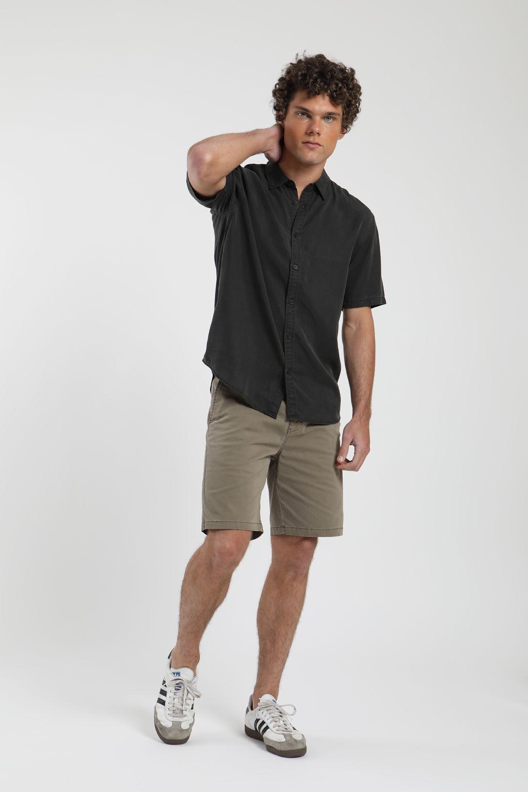 Short hombre Classic taupe Algodón orgánico Froens-3