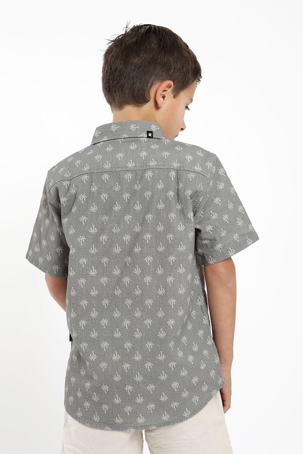 Camisa kids manga corta palmeras Froens-4