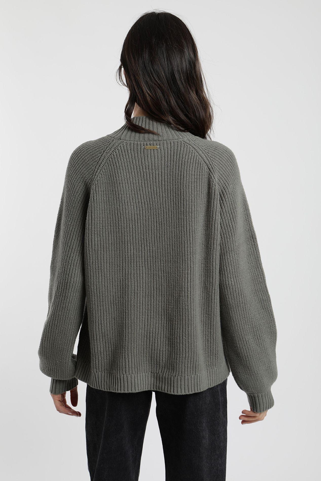 Chaleco mujer Castaño olivo  -2