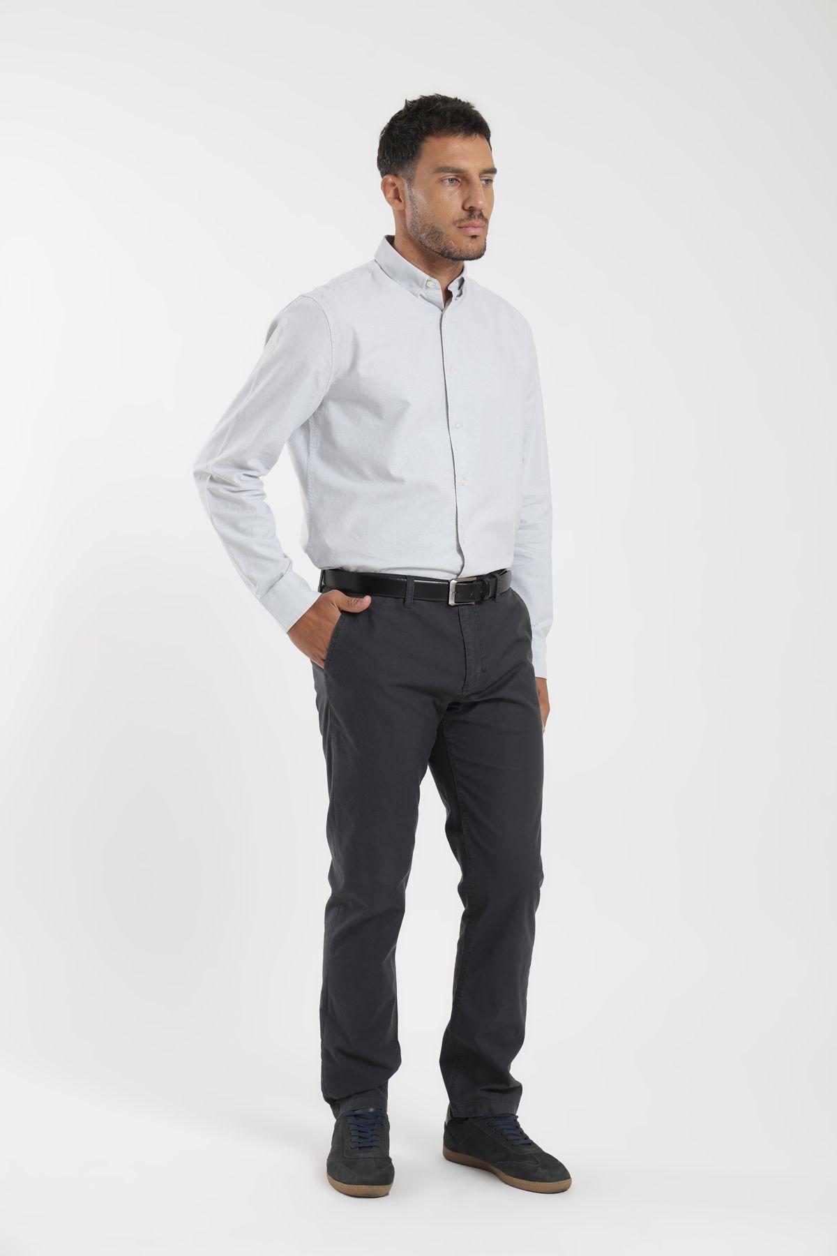 Camisa manga larga Oxford Label-3