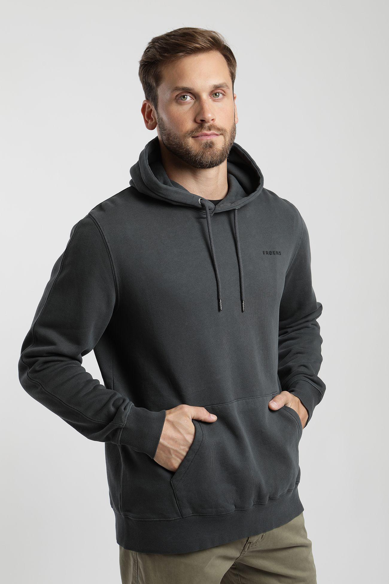 Polerón hombre Hoodie grafito  -0