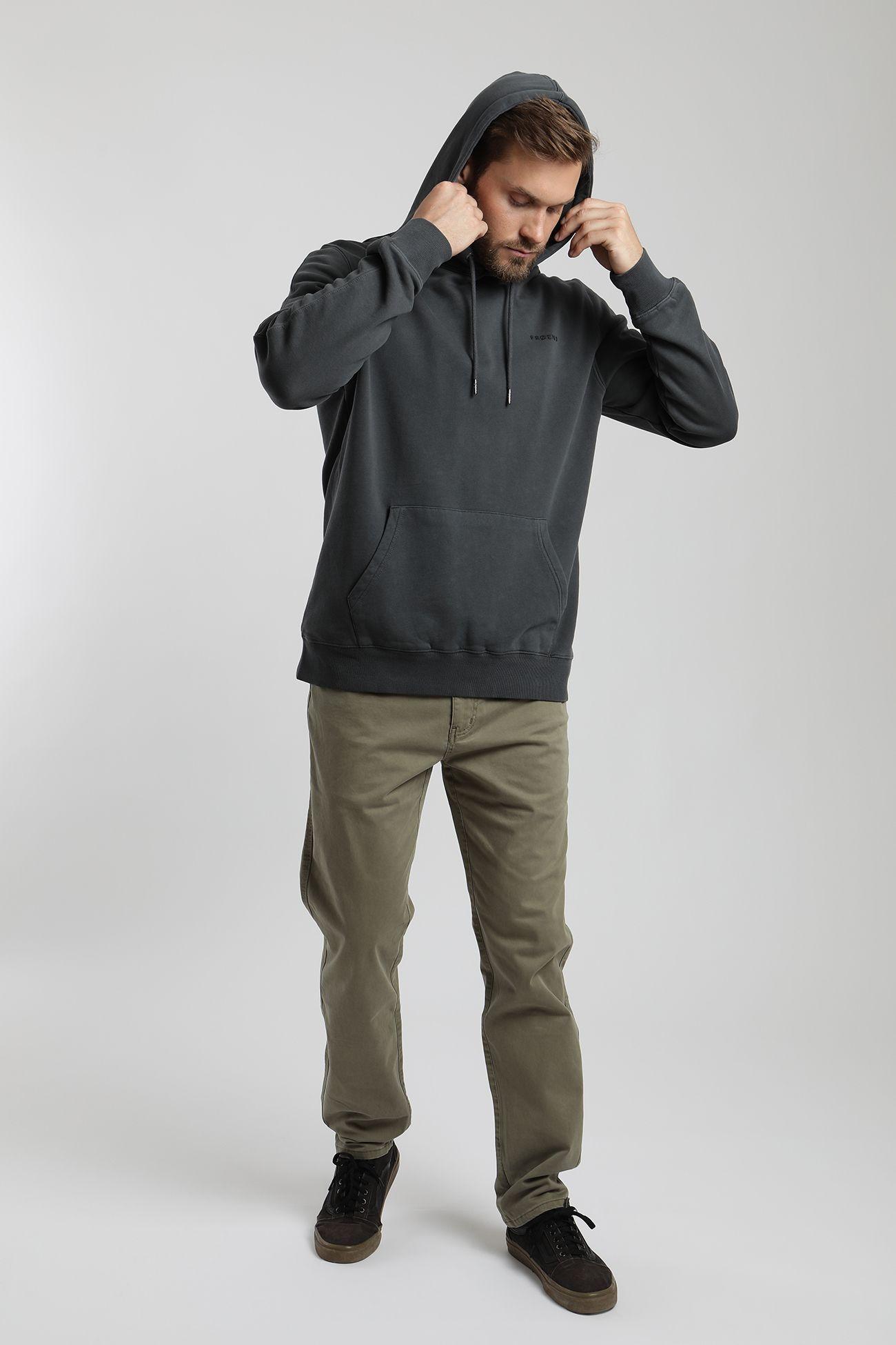 Polerón hombre Hoodie grafito  -3