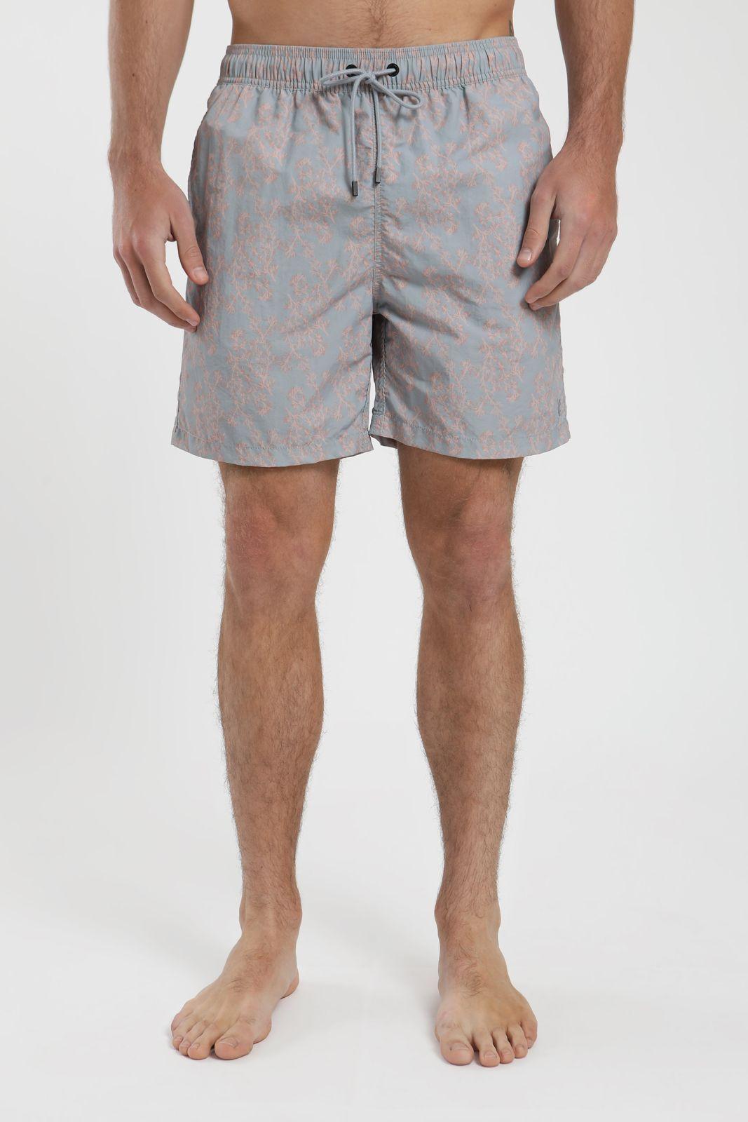 Traje de Baño hombre Classic Corales celeste Nylon Reciclado Froens-3