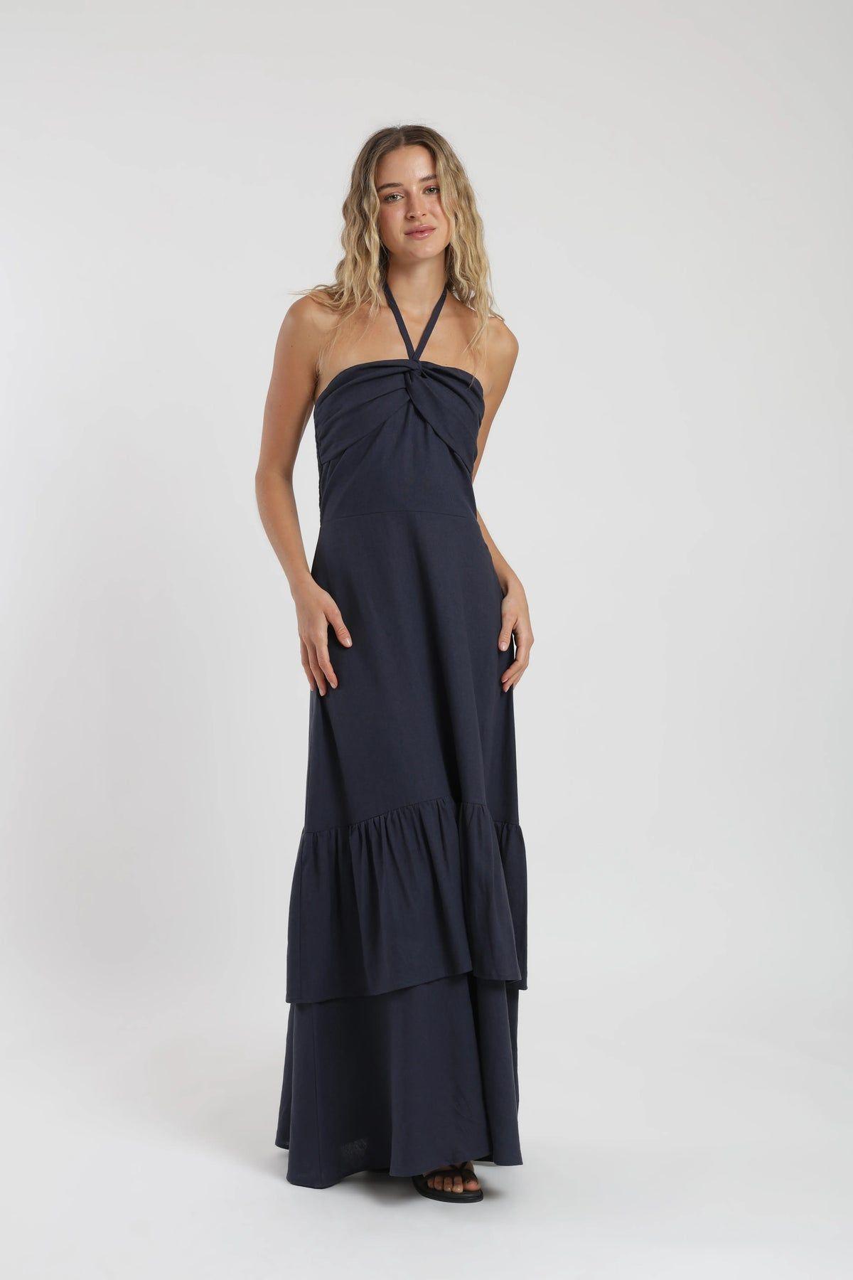 Vestido largo vuelos-0