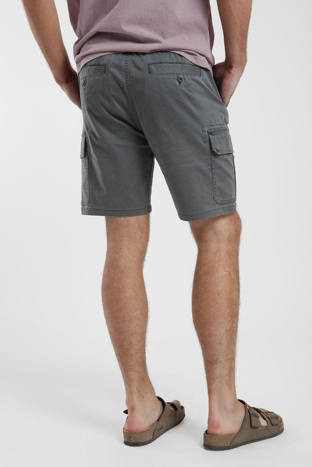 Short hombre Travel azul Algodón orgánico Froens-3
